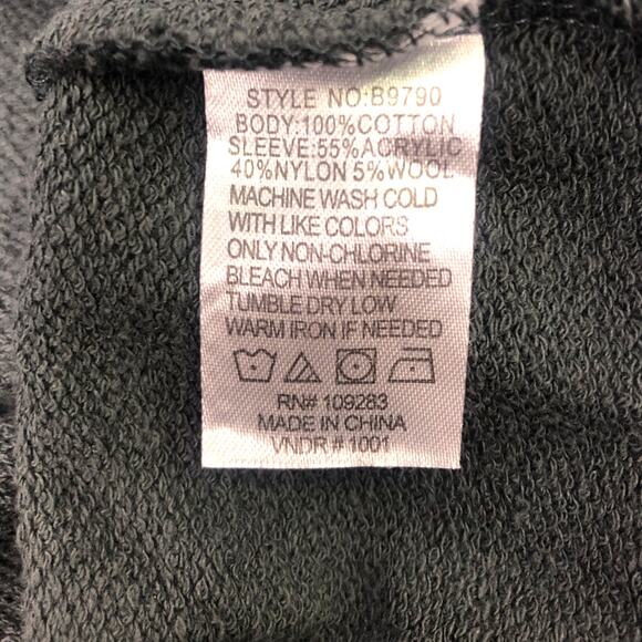 Vintage Havana Drop Shoulder Raglan Chunky Knit Sleeve Cozy Casual Pullover L - Picture 7 of 14